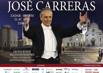 Koncert JOSE CARRERAS Zadar PLAKAT 1246880221 1247141132