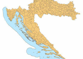 Croatia map municipalities 1288451844