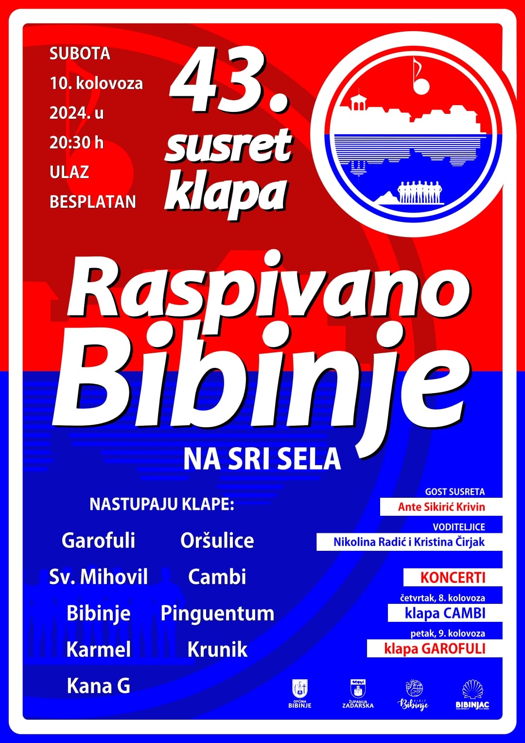 Raspivano Bibinje plakat