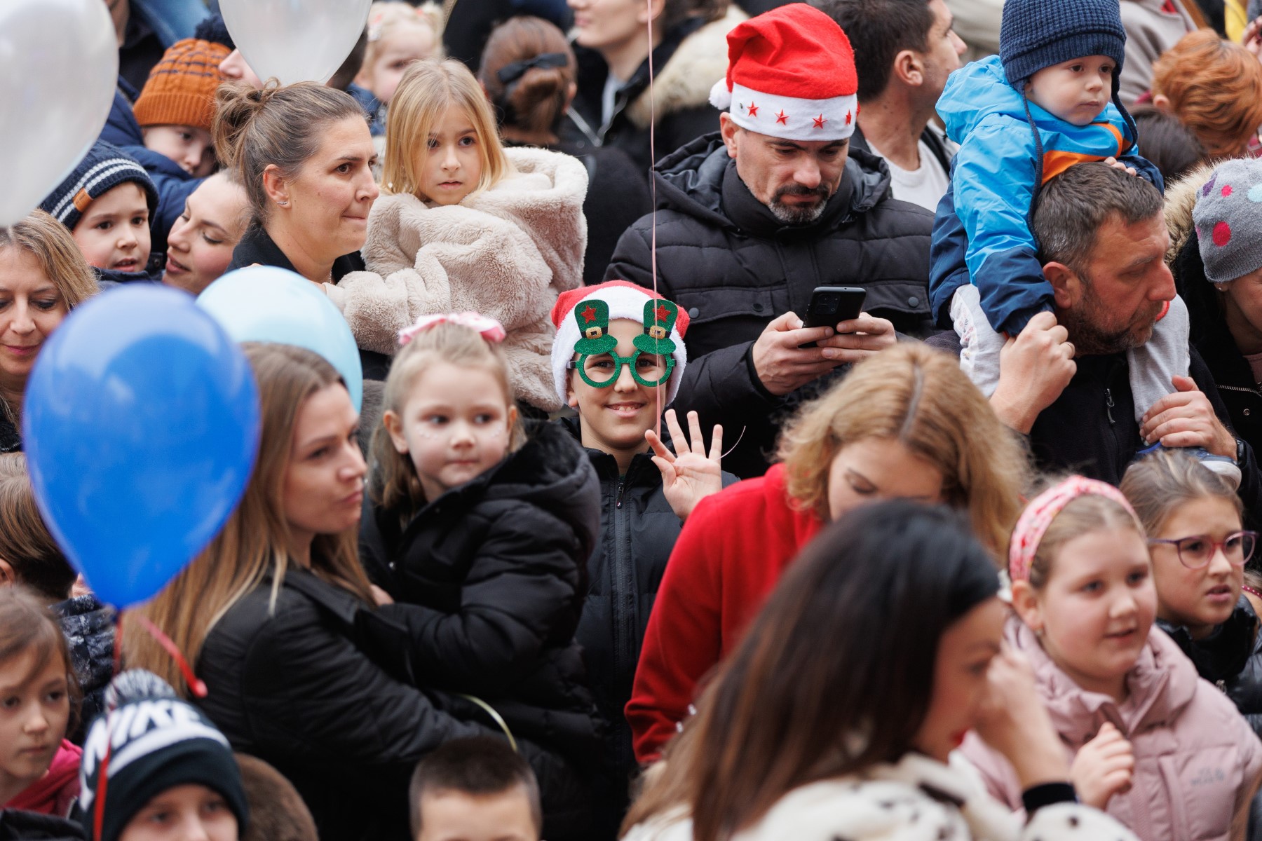 19 Djecji docek Nove godine Narodni trg 31.12.2024 Foto Bojan Bogdanic